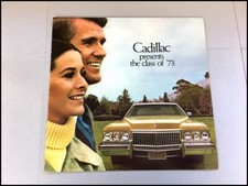 1973 Cadillac Car Sales Brochure Catalog  Fleetwood Eldorado Deville Limousine