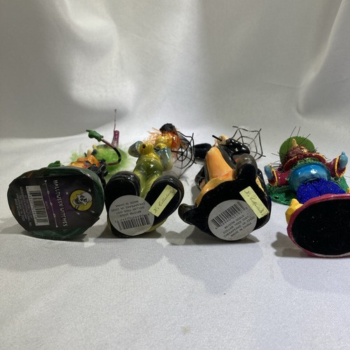 Whimsical Witches by Greenbriar - Halloween Figurines Polystone Set Of 4 - Picture 4 of 9