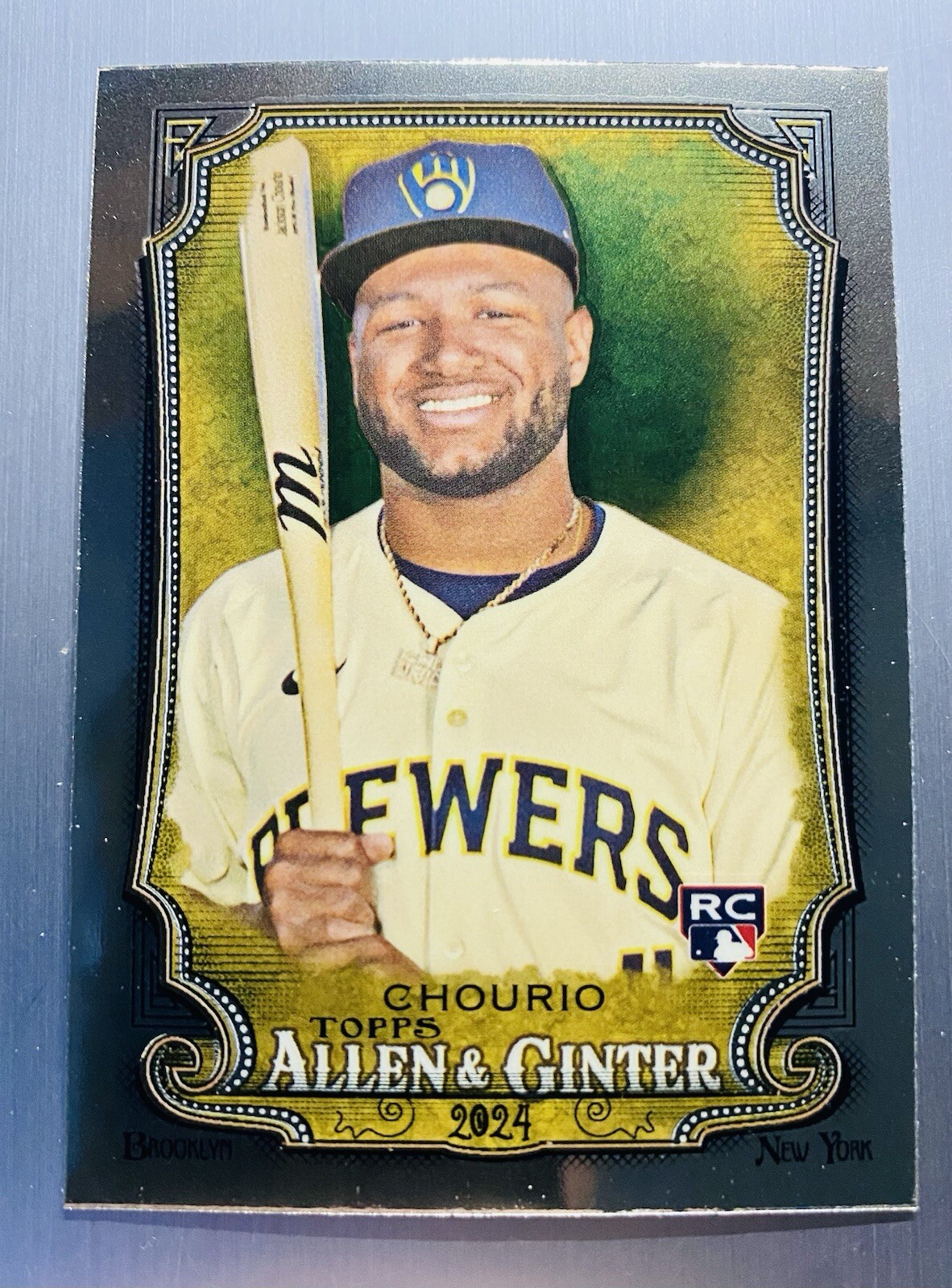 Jackson Chourio 2024 Topps Allen & Ginter Chrome #276 Milwaukee Brewers Rc