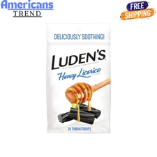 Luden's Soothing Throat Drops, Honey Licorice, 30 ct (Pack of 1)...