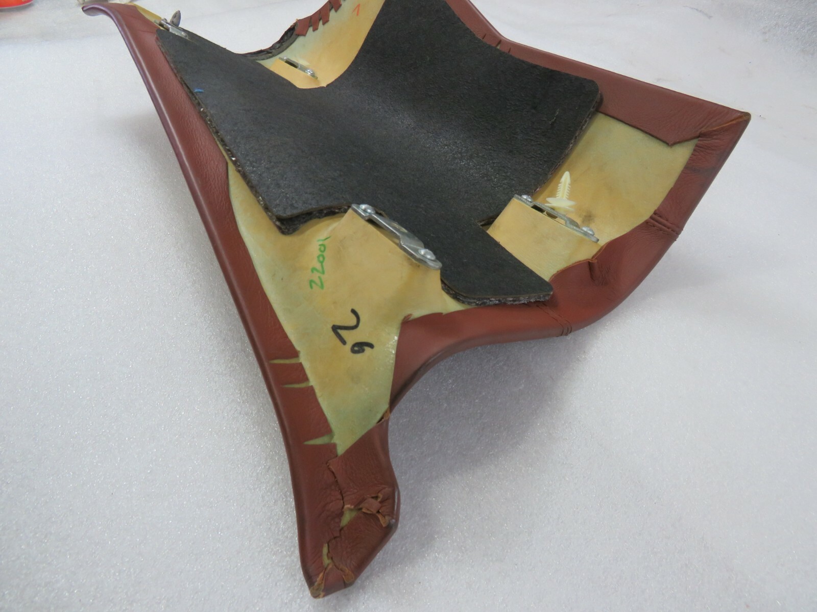 Ferrari 360 Spider, LH, Left, B-Pillar Trim Panel, Brown, Used, P/N 65902100