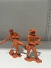 1964 Louis Marx and Co 6" Hard Plastic Wounded Shot Cowboy and Gunslinger