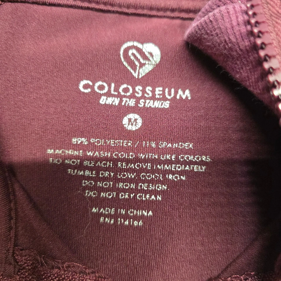 Jaqueta feminina Texas A&M Aggies tamanho médio marrom leve com capuz zíper coliseu - Imagem 3 de 4