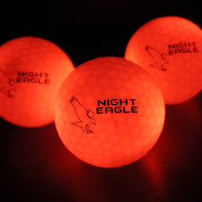 Light up LED Golf Balls 6 Ball Pack - Professional Glowing Golf Balls with Int