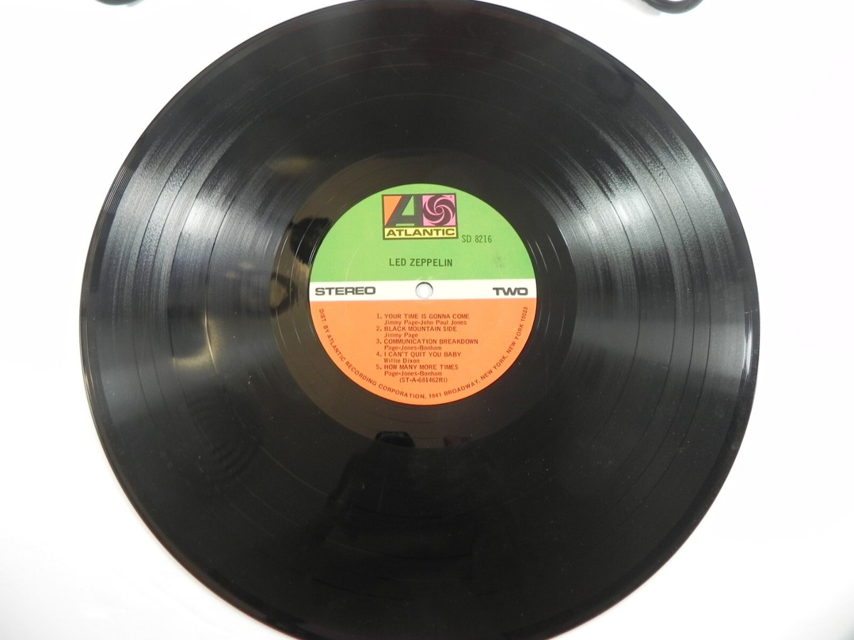 LED ZEPPELIN S/T DEBUT FIRST RECORD ALBUM LP ORIG ATLANTIC