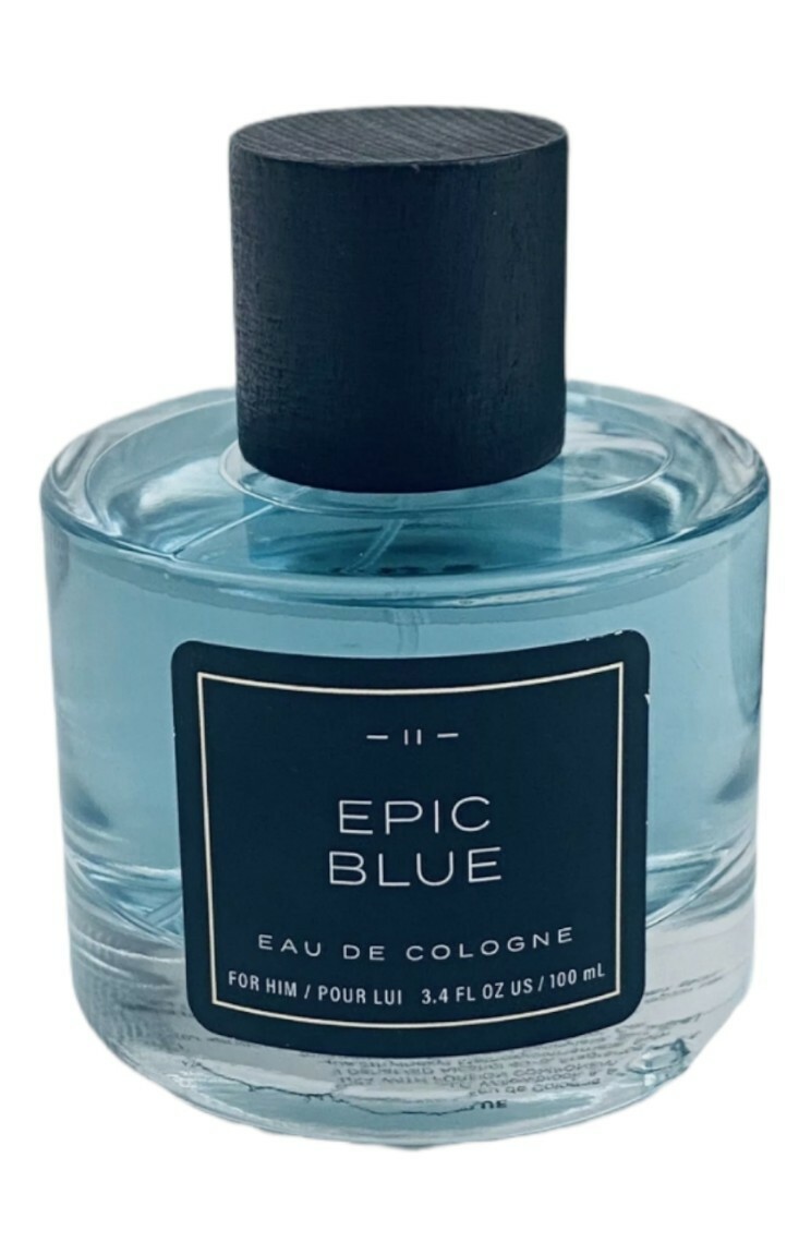 Tru Fragrance Men's EPIC BLUE Eau de Cologne New 3.4 fl. oz 100 ml