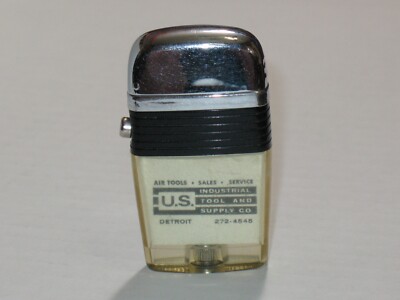 vintage SCRIPTO VU LIGHTER ~ U.S. TOOL AND SUPPLY CO., DETROIT ~ nice