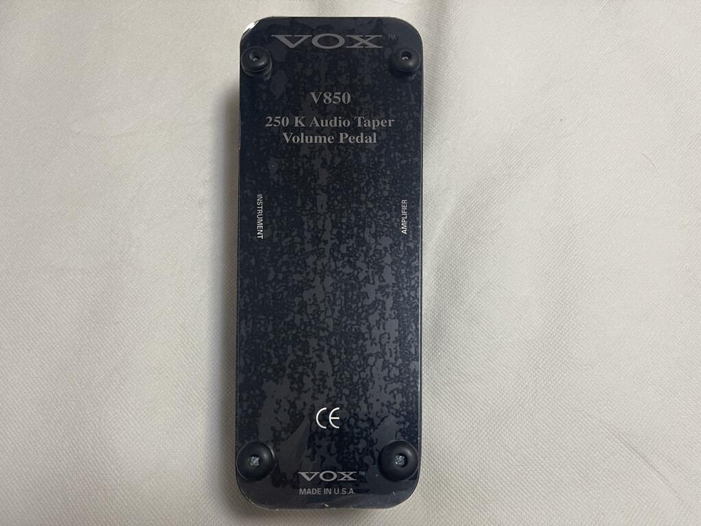 ギター VOX V850 Volume pedal VOX V850 250K Audio Taper Guitar Effect Volume Pedal Made in USA