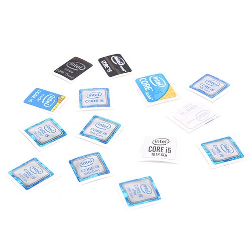 5pcs Notebook Desktop Computer Core i5 Series Sticker Decoration La BF