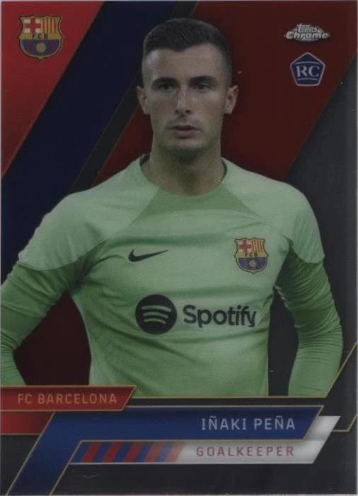 2022-23 Topps Chrome FC Barcelona Inaki Pena #23 for sale | eBay
