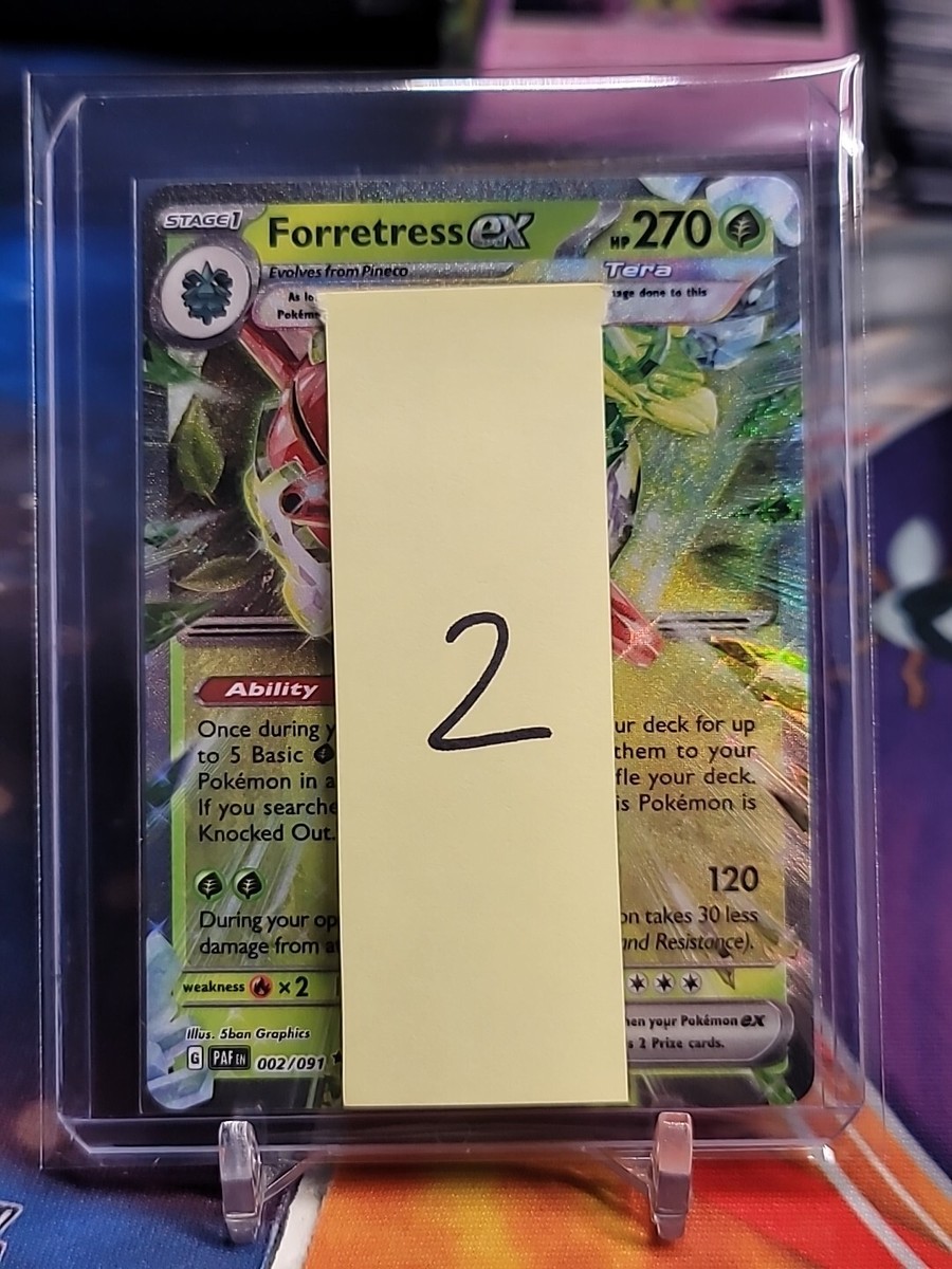 Forretress ex #002/091 (Paldean Fates) Pokémon TCG 2024 | eBay Forretress ex #002/091 (Paldean Fates) Pokémon TCG 2024 | eBay
