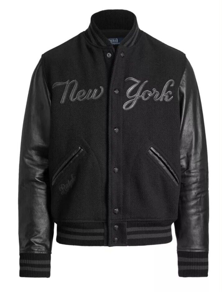 Polo Ralph Lauren NY Yankees MLB Black Ltd Ed Leather Polo Ralph Lauren NY Yankees MLB Black Ltd Ed Leather