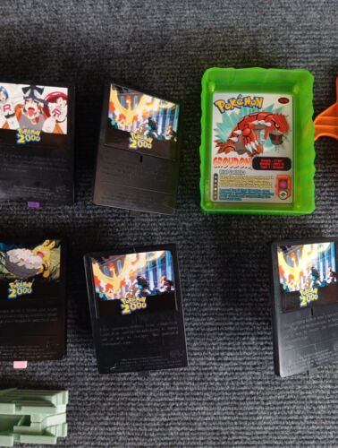 Pokemon 3D Power Action Cards 2000 Film BK Meal Toys lotto di 11 e porta carte - Foto 10 di 15