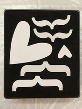 Sizzix Stampin Up Originals HEARTS AND BRACKETS Retired Valentine Love