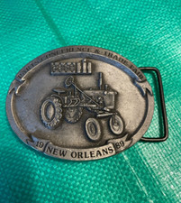 Vintage 1989 JI Case IH Parts Conference  Trade Fair New Orleans Belt Buckle