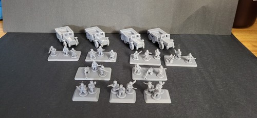 Flames of War French Mechanized Infantry Company W/ Transport battlefront lot - Picture 6 of 6