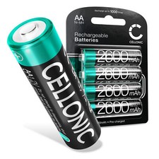 4x CELLONIC 1.2v Rechargeable AA Batteries 2600mAh NiMH Battery R6 / Mignon 5.73 per battery