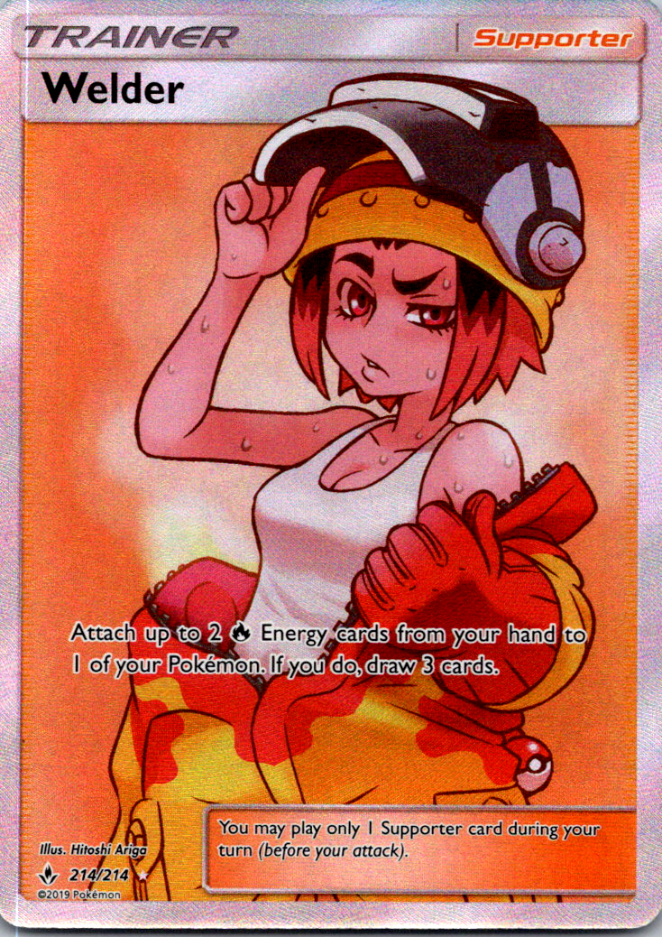 ポケモンカード Welder サポーター Welder Full Art2019 Pokémon Card Trainer 214/214 Unbroken Bonds