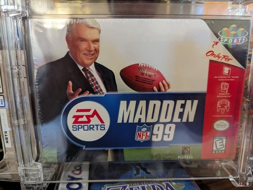 Madden 99  N64 - Factory Sealed WATA 9.6 A+