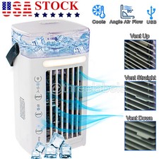 Mini Portable Air Conditioner Personal Space Evaporative Air Cooler AC Dual Fans