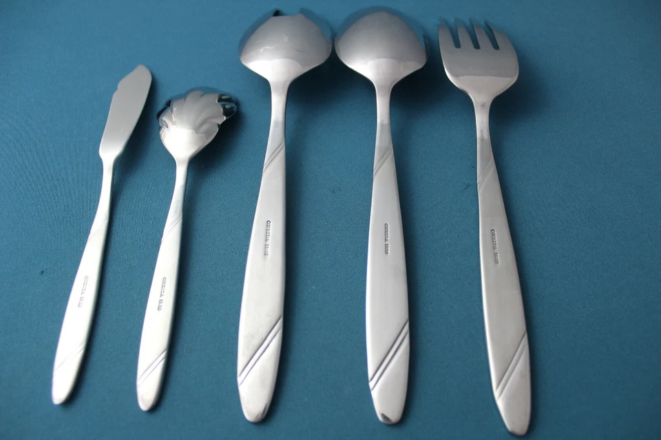 Cucharada para servir 5 piezas tenedor perforado azúcar Oneida RISOTTO 18/10 acero inoxidable Foto 4 de 4