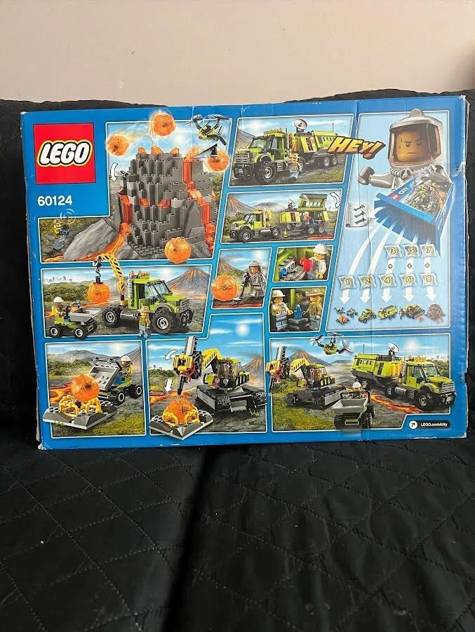 LEGO City Volcano Exploration Base 60124 New Sealed Retired Set - Image 2 of 4