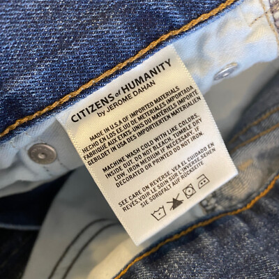 Citizens of Humanity Jeans Mens 32x29 Sid Blue Denim COFH | eBay