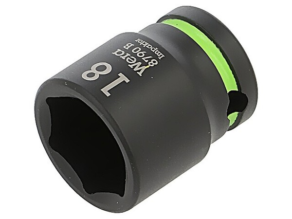 "05005509001 Aufsatz 6-Kant,SteckschlüSsel,Schlag Hex 18Mm 3/8\" 30Mm Wera"-image