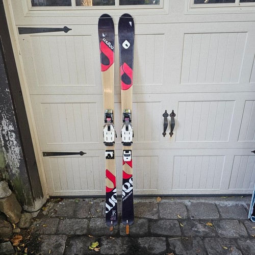 Fisher 176 Telemark Skis with Rotella bindings and Skins all in great