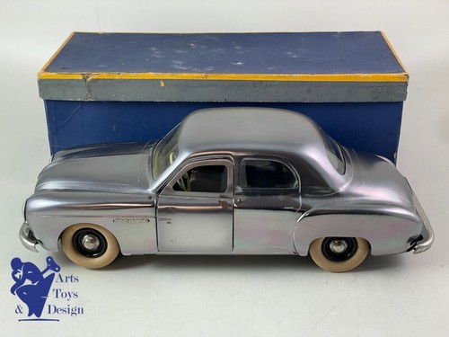 JOUET ANCIEN CIJ 5/52E RENAULT FREGATE CHROME ELECTRIQUE 33CM 1950 - Photo 2/12