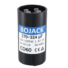 270-324 MFD 110-125 VAC Round Start Capacitor 50/60Hz Electric Replacement