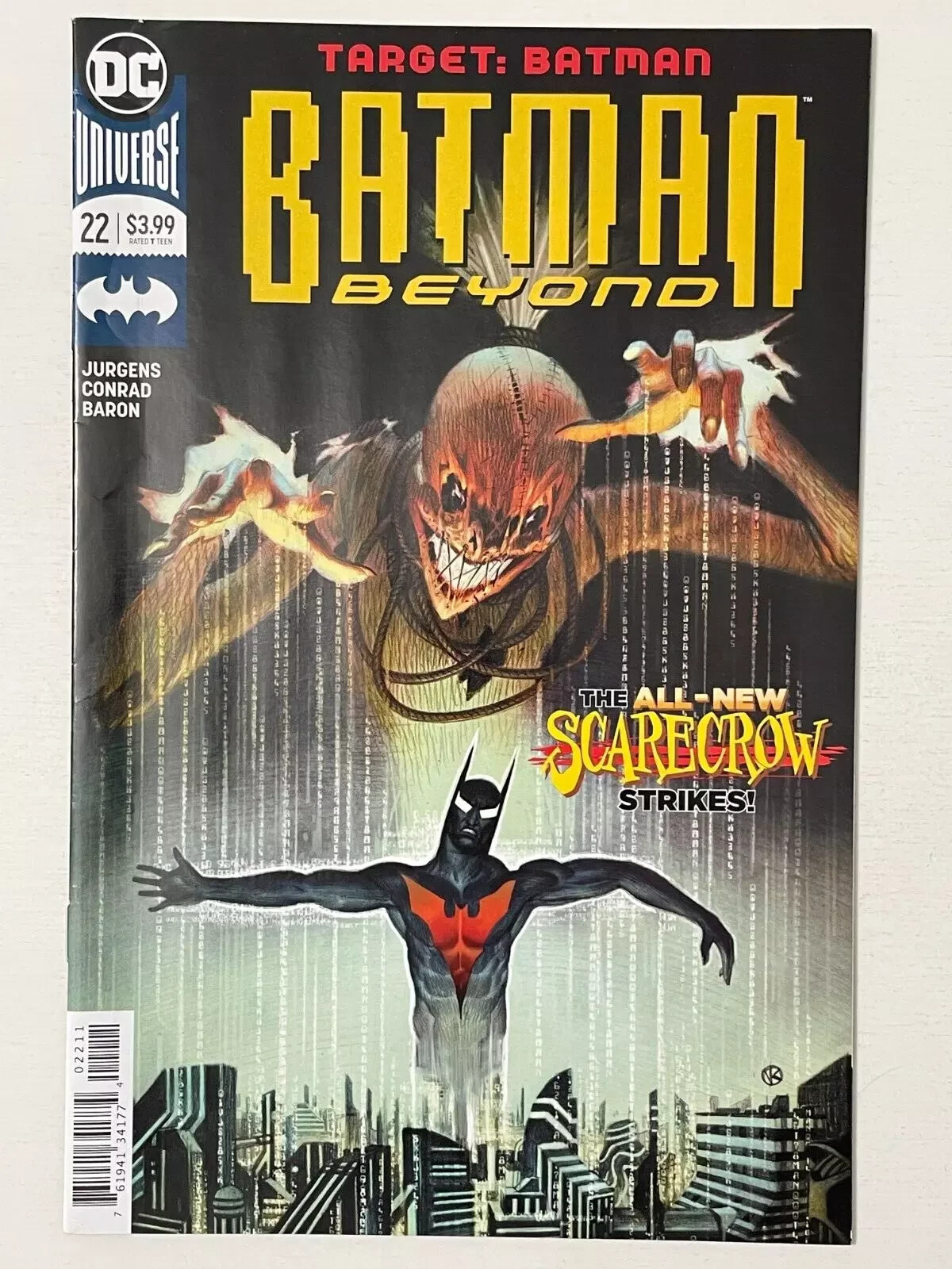 Batman Beyond Vol 6 #22 New Scarecrow 1st Appearance VF 2018 DC Comics