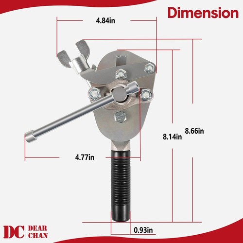 945TH-BPD 45° Manual Rotary Flaring Tool for Soft Metal Tubing 1/8" - 3/4" O.D - Picture 6 of 7