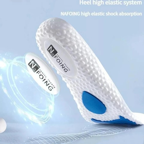 9D Memory Foam Sports Orthopaedic Massage Insoles For Shoes Women Men Breathable - Picture 18 of 19
