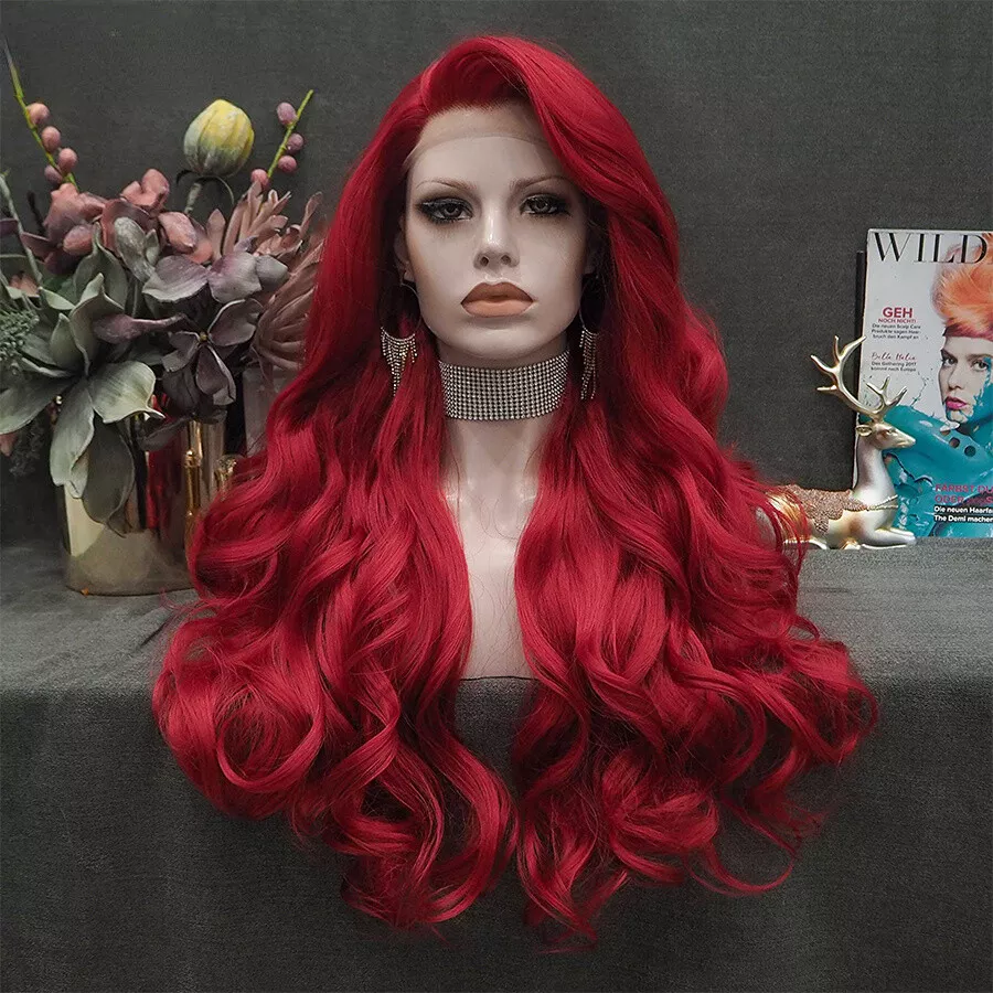 Cosplay clearance wigs red