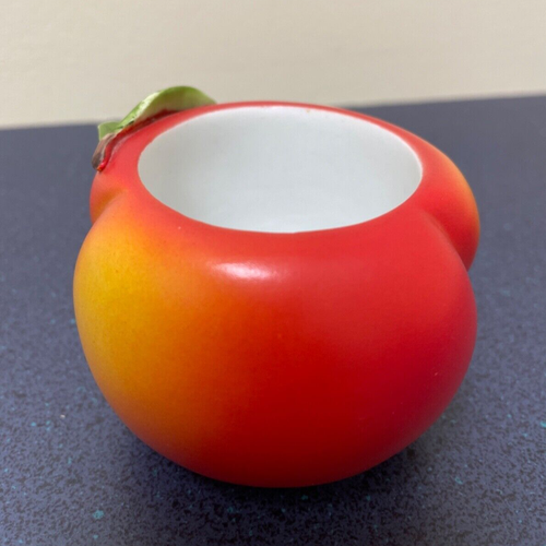 Peach ‘PartyLite’ Fruit Splash Ceramic Candle Holder Great Condition Home Gift🍑 - Picture 3 of 8