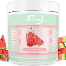 Watermelon Slush Nutrition Super Greens Powder Swirl Digestive Health Dietary US