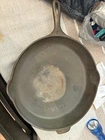 Wagner Ware Vintage Unmarked 14” Cast Iron Skillet #12 "B"