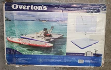 Overton's 10'x8'x6" Inflatable High Pressure Rigid Floating Dock (VC 1007)