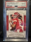 2019 Panini National Treasures Gold 17/35 Patrick Mahomes II #8