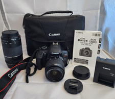 Canon EOS Rebel T6 18.0 MP DSLR Camera DS126621 w/Lenses, Accessories