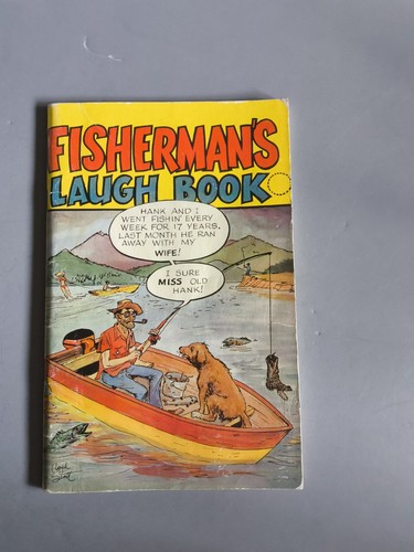 Vintage 1973 Fisherman's Laugh Book Humor Jokes Sports Paperback