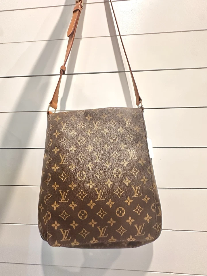 Bolso Bandolera Louis Vuitton Musette GM Monograma Cartera de Hombro - Hecho en Francia Foto 2 de 4