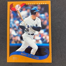 Paul O'Neill 2002 Topps Card #117 MLB New York Yankees