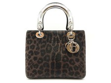 Christian Dior Lady Dior Leopard Print Pony Hair Handbag Sd0126ozxzde