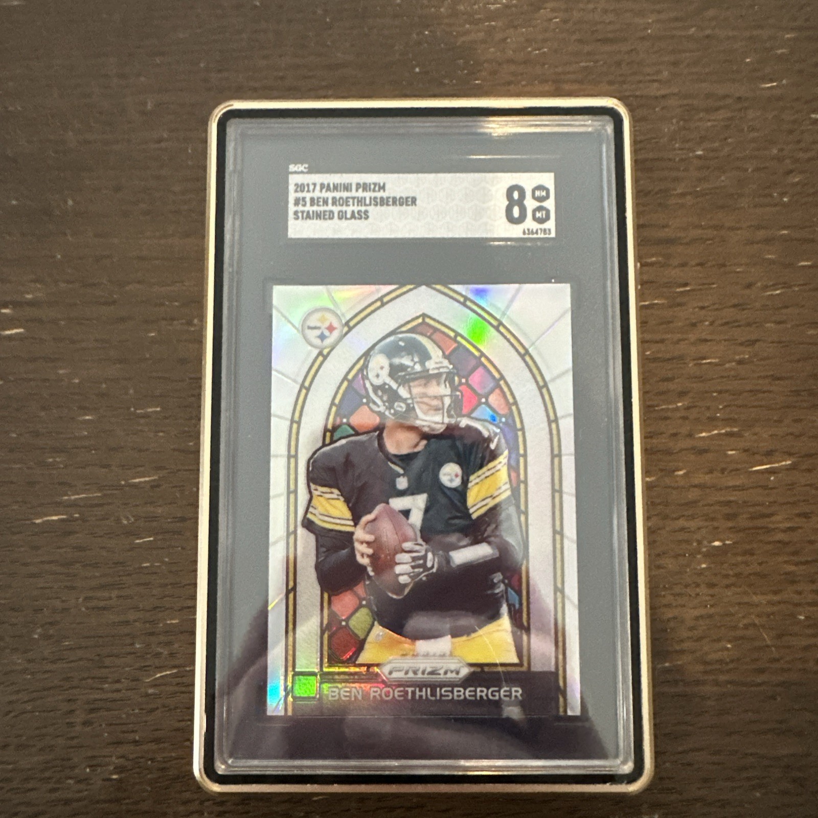 2017 Prizm Ben Roethlisberger Stained Glass