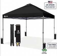 Crown Shades 10x10 Pop Up Canopy Tent Instant Portable Gazebo Camping Event RS10