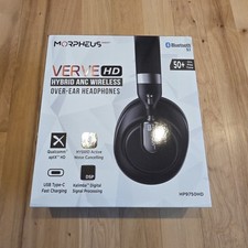 Morpheus 360 Verve HD Hybrid ANC Wireless Noise Cancelling Headphones Black