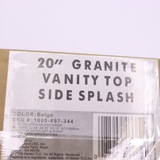 Pegasus Side Splash For Granite Vanity Top Beige 20" 619153