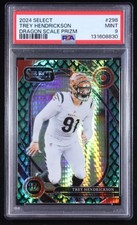 Trey Hendrickson /81 Dragon Scale Prizm 2024 Panini Select - Club Level  